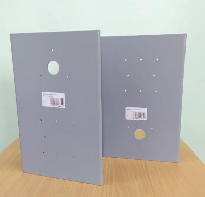 Кронштейн на столб для камеры и монтажной коробки Кронштейн на столб для камеры и монтажной коробки