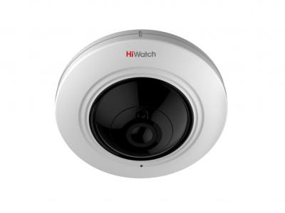 HD-TVI камера внутренняя 5Мп HiWatch DS-T501 рыбий глаз