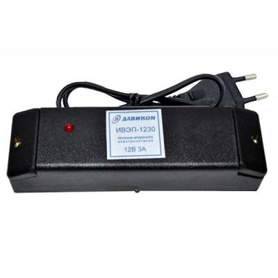 Блок питания 12В 3А Давикон ИВЭП-1230 крепление на стену