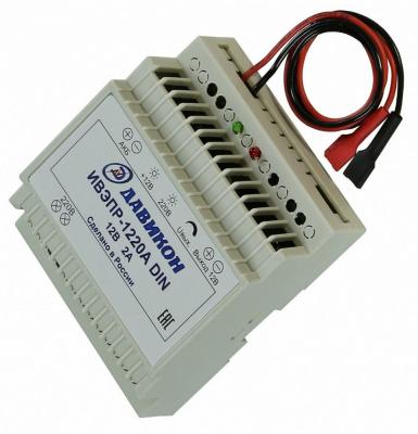 Блок бесперебойного питания 12В 2А Давикон ИВЭПР-1220 DIN Блок бесперебойного питания 12В 2А Давикон ИВЭПР-1220 DIN