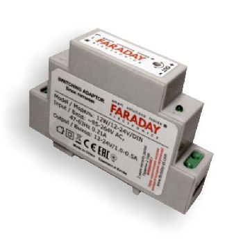 Блок питания с креплением на DIN рейку ZONT 12W/12-24V для термостатов и GSM сигнализаций Блок питания с креплением на DIN рейку ZONT 12W/12-24V для термостатов и GSM сигнализаций