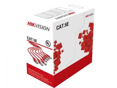 Кабель UTP HiWatch для внутренней прокладки 8 жил/4 пары 24AWG CAT5e, бухта 305м, диаметр 0,5 мм Кабель UTP HiWatch для внутренней прокладки 8 жил/4 пары 24AWG CAT5e, бухта 305м, диаметр 0,5 мм