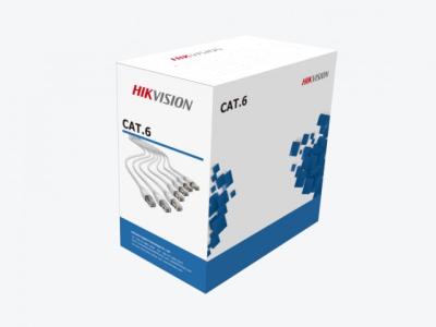 Витая пара HiWatch UTP 24AWG CAT6, 4 пары, диаметр 0,53мм, для внутренней прокладки Витая пара HiWatch UTP 24AWG CAT6, 4 пары, диаметр 0,53мм, для внутренней прокладки