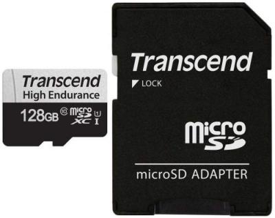 Карта памяти 128Гб Transcend High Endurance 350V (TS128GUSD350V) для видеонаблюдения Карта памяти 128Гб Transcend High Endurance 350V (TS128GUSD350V) для видеонаблюдения