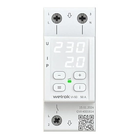 Реле напряжение с контролем тока Welrok VI-50 Реле напряжение с контролем тока Welrok VI-50