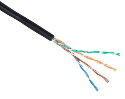Витая пара Netlan UTP 4PR 24AWG  для улицы медный, черный
